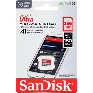 کارت حافظه microSDXC سن دیسک مدل Ultra A1 کلاس 10 استاندارد UHS-I سرعت 150MBps ظ