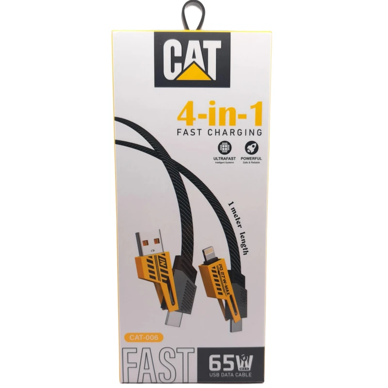 کابل تبدیل USB/USB-C به لایتنینگ/USB-C کت مدل ۰۰۶ طول ۱ متر