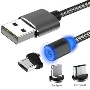 کابل شارژ مگنتی چند کاره (type c / micro usb/...